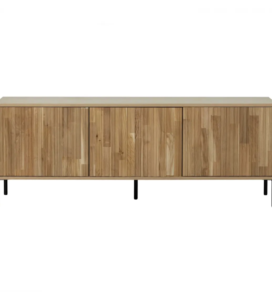 WOOOD Stolik pod TV NEW GRAVURE 150 cm drewno dębu naturalny