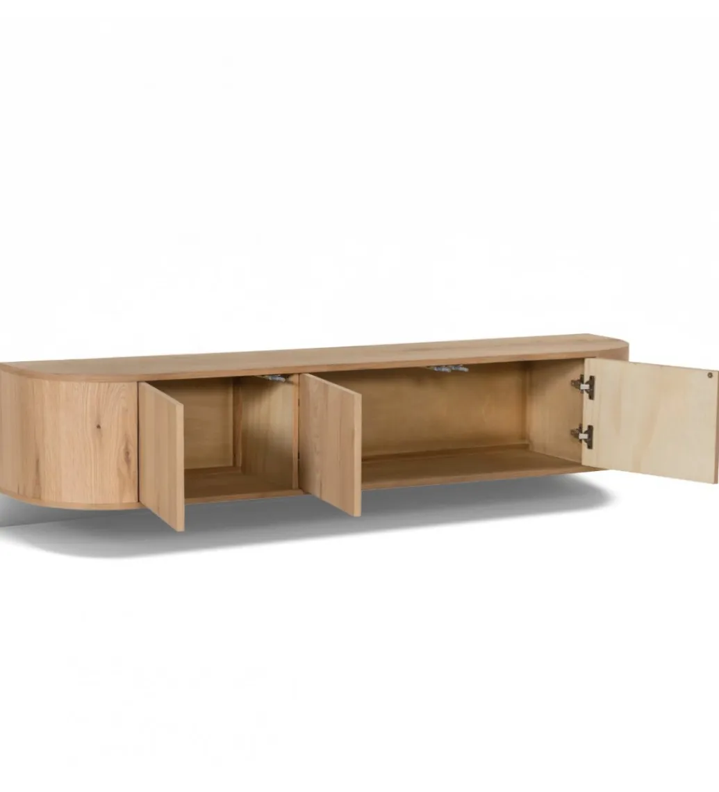 LF-Design Stolik pod TV NOVERO ZWEVEND 180 cm naturalny