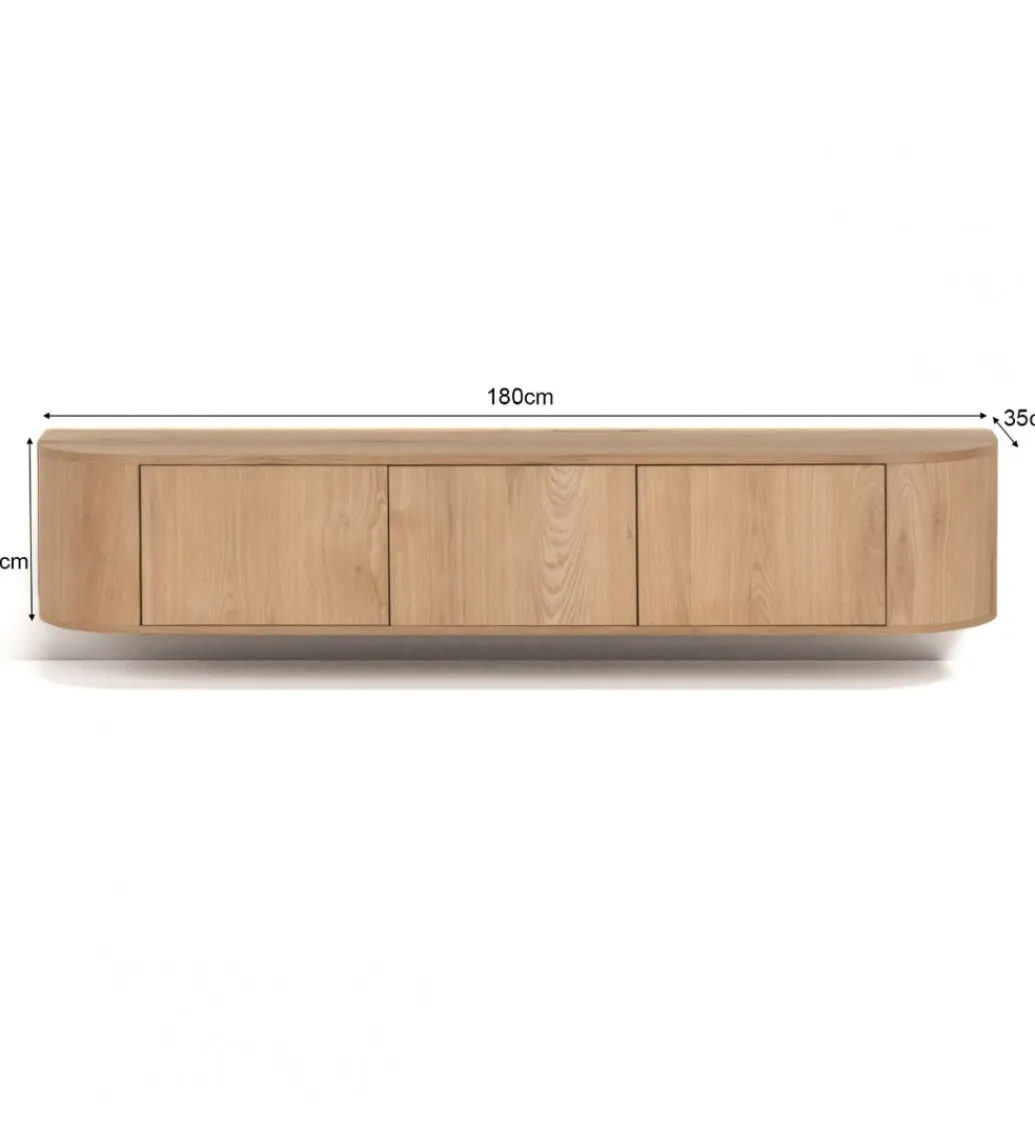 LF-Design Stolik pod TV NOVERO ZWEVEND 180 cm naturalny