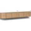 LF-Design Stolik pod TV NOVERO ZWEVEND 220 cm naturalny