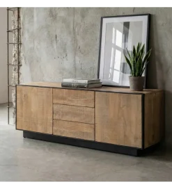 Zona-Design Stolik pod TV OHIO 150 cm drewno mango