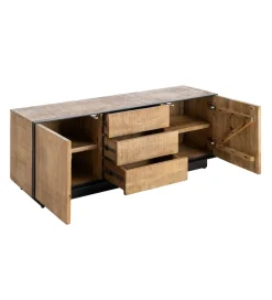 Zona-Design Stolik pod TV OHIO 150 cm drewno mango