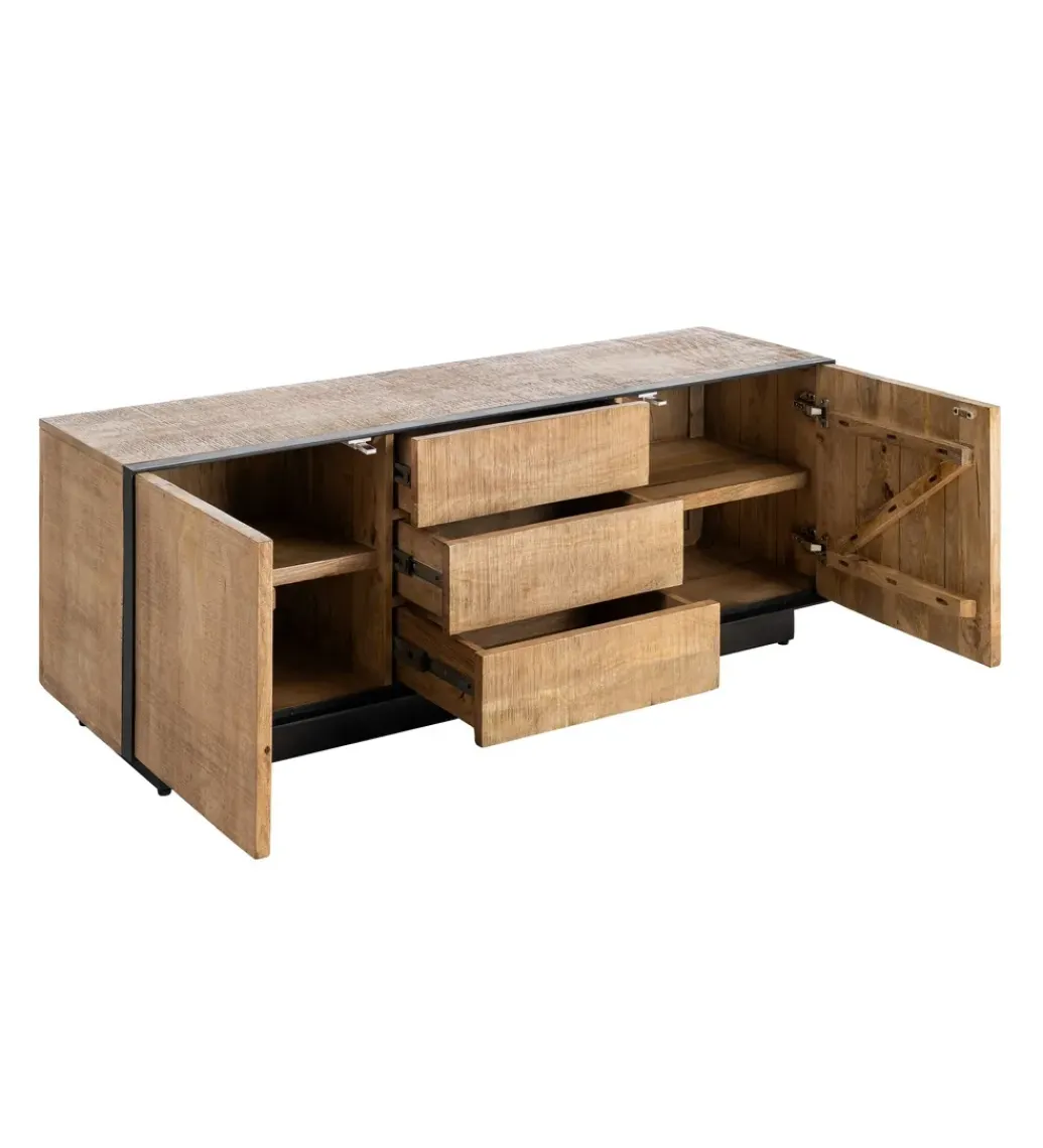 Zona-Design Stolik pod TV OHIO 150 cm drewno mango