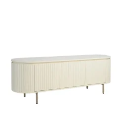 LF-Design Stolik pod TV PATO 170 cm drewno mango biały