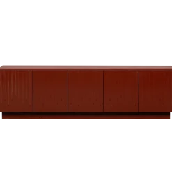 WOOOD Stolik pod TV PENCIL drewno sosny wiśniowy