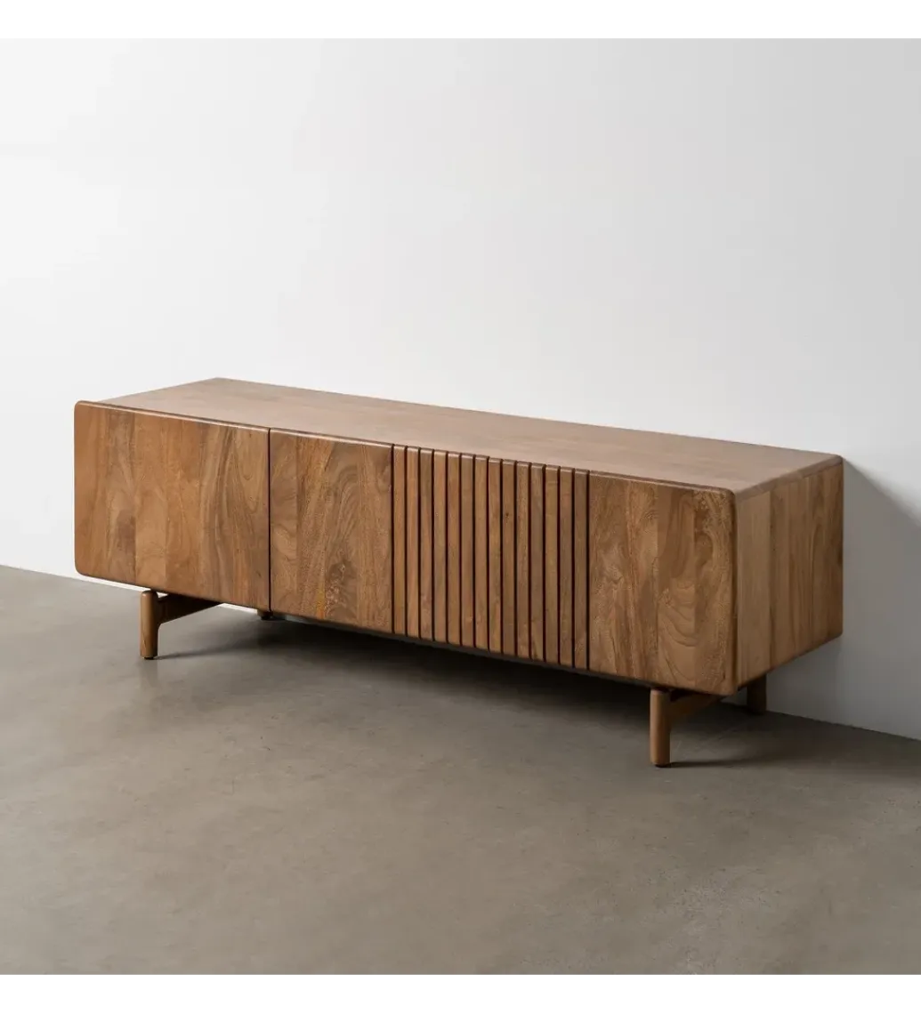Zona-Design Stolik pod TV PERSOTON 160 cm drewno mango