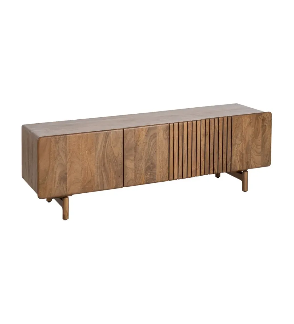 Zona-Design Stolik pod TV PERSOTON 160 cm drewno mango