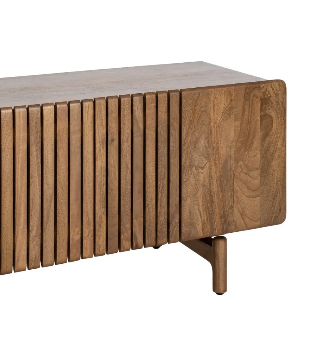 Zona-Design Stolik pod TV PERSOTON 160 cm drewno mango