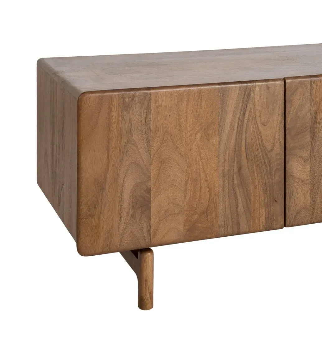 Zona-Design Stolik pod TV PERSOTON 160 cm drewno mango