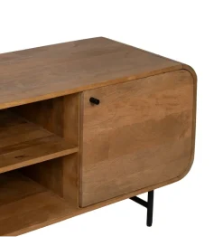 Zona-Design Stolik pod TV PINUM 160 cm drewno mango