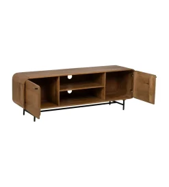 Zona-Design Stolik pod TV PINUM 160 cm drewno mango