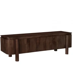 LF-Design Stolik pod TV SALANO 170 cm drewno mango brązowa