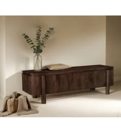 LF-Design Stolik pod TV SALANO 170 cm drewno mango brązowa