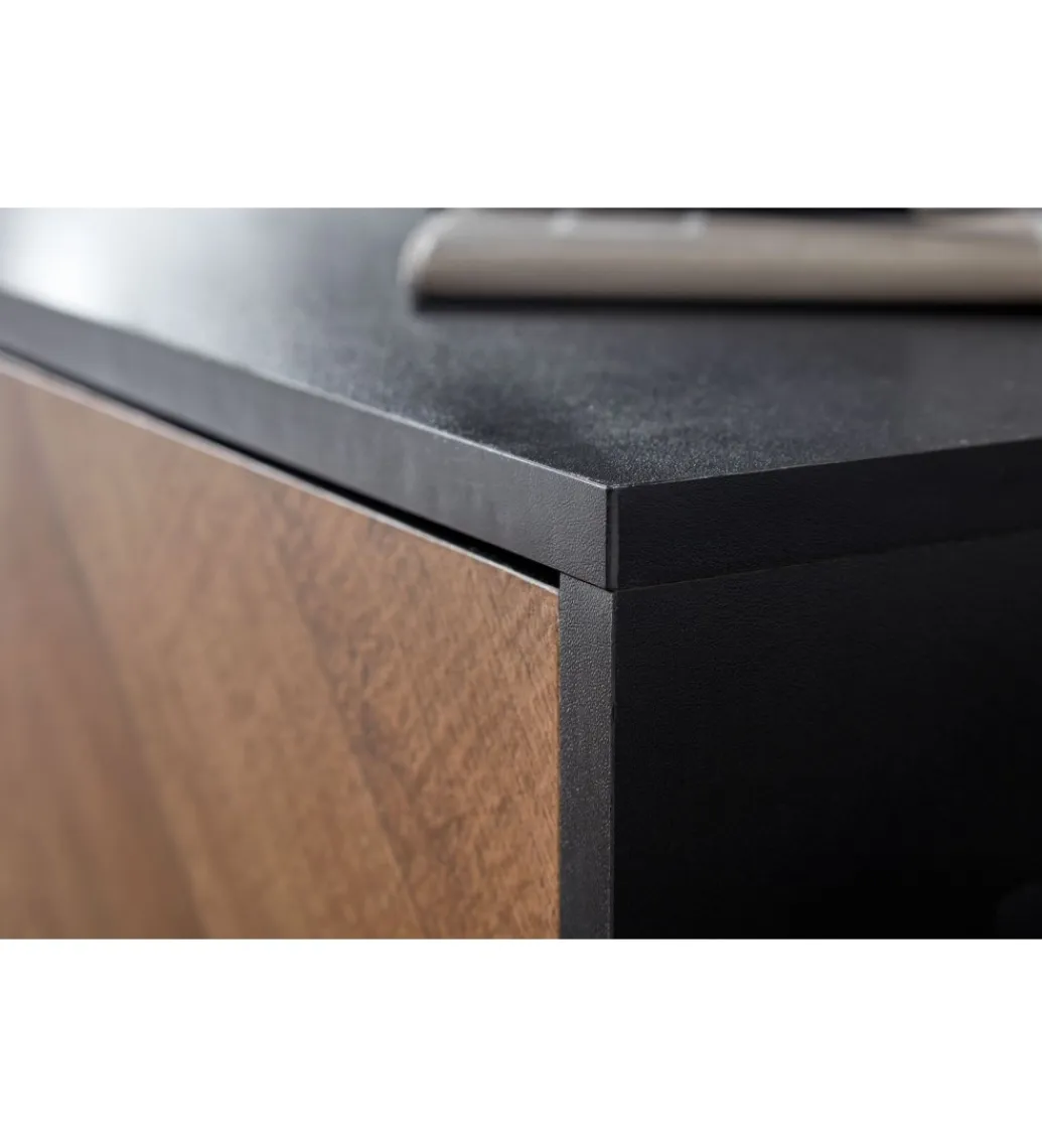 WOHNLING, GERMANY Stolik pod TV SALUZZO 163 cm w optyce dąb