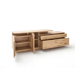MCA Stolik Pod TV SANTORI 210 Cm Dębowy