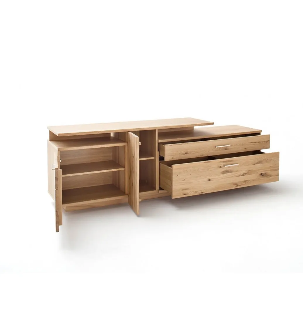 MCA Stolik Pod TV SANTORI 210 Cm Dębowy