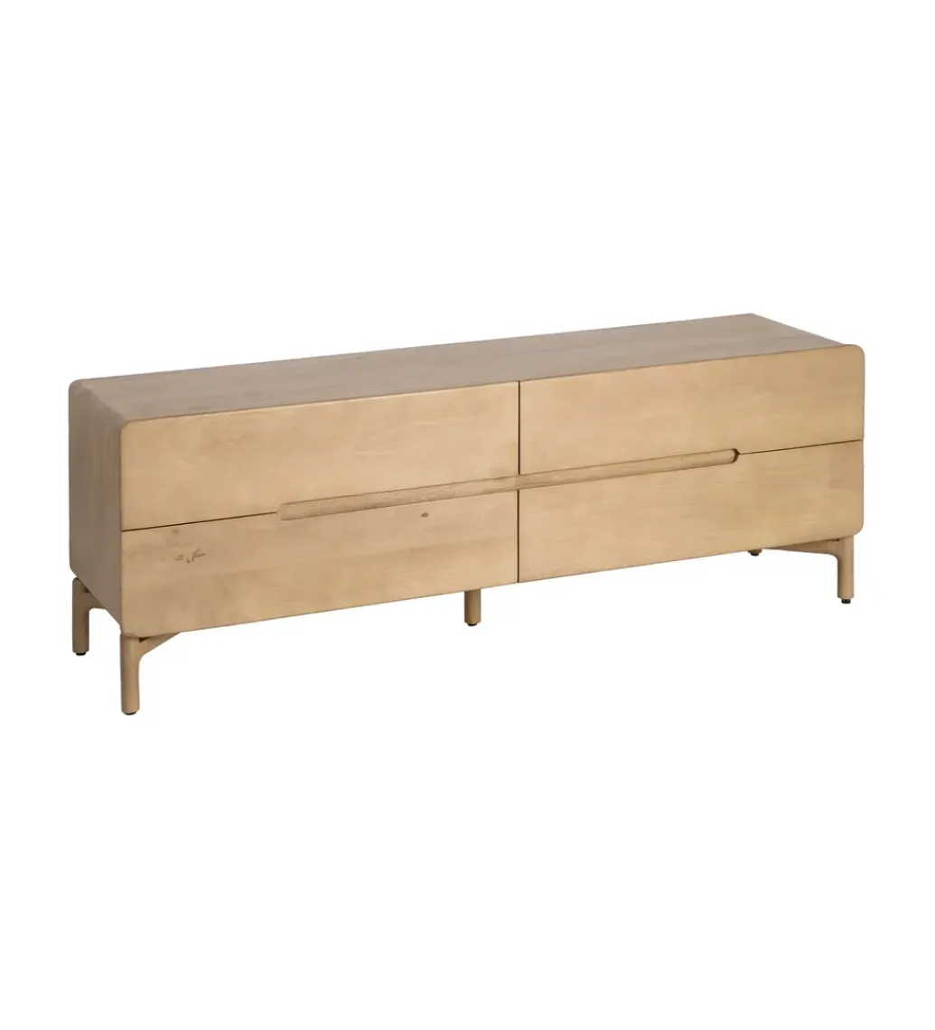 Zona-Design Stolik pod TV SELVADE 160 cm drewno mango