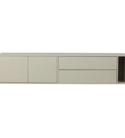 WOOOD Stolik pod TV SETTLE 200 cm drewno sosny dust