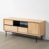 Zona-Design Stolik pod TV SINTRA 148 cm drewno kauczuk naturalna