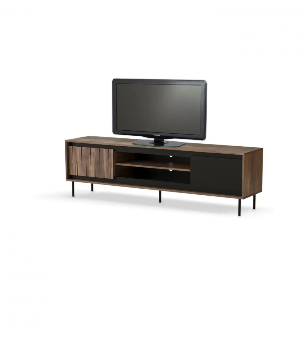 Halmar Stolik pod TV SWING 180 cm w optyce orzecha