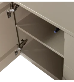WOOOD Stolik pod TV TEO 180 cm drewno sosnowe mud