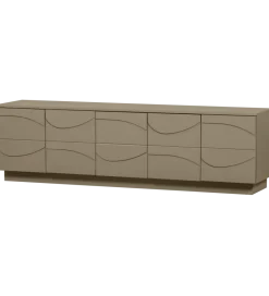 WOOOD Stolik pod TV TEO 180 cm drewno sosnowe mud