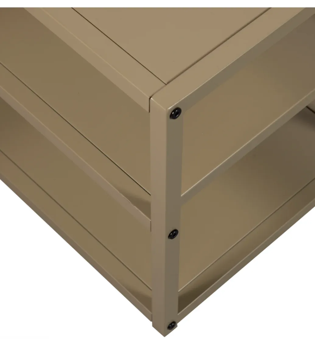 WOOOD Stolik pod TV TEUN 120 cm szary