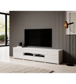 Helvetia Stolik pod Tv TOLEDO 208 cm biały