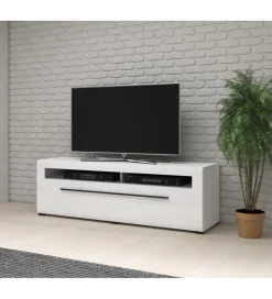 Helvetia Stolik pod TV TULSA 160 cm biały