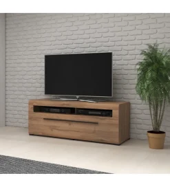Helvetia Stolik pod TV TULSA 140 cm w optyce dąb grandson