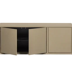WOOOD Stolik pod TV TURNER 120 cm drewno sosny mud