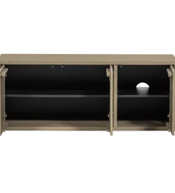 WOOOD Stolik pod TV TURNER 120 cm drewno sosny mud