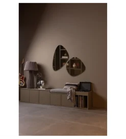 WOOOD Stolik pod TV TURNER 120 cm drewno sosny mud