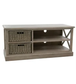 J-Line Stolik pod TV VALDES 120 cm naturalny