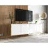 Polski Design ML Stolik pod Tv wiszący Apollo B 150 cm biały