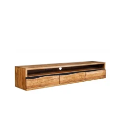 Invicta Interior Stolik pod TV wiszący ARKTYKA Mammut 160 cm drewno akacja honey