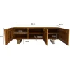 WOHNLING, GERMANY Stolik pod TV WOHNLING 160 cm drewno akacja