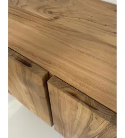 WOHNLING, GERMANY Stolik pod TV WOHNLING 160 cm drewno akacja