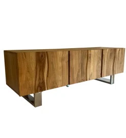 WOHNLING, GERMANY Stolik pod TV WOHNLING 160 cm drewno akacja