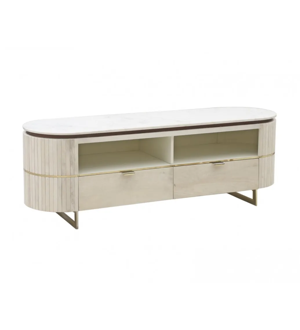 Imeri Stolik TV ATERIUM 145 cm drewno mango