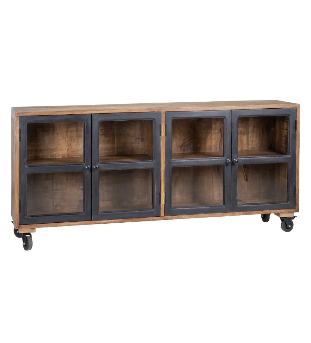 Zona-Design Stolik TV KORTADO 160 cm drewno mango
