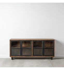 Zona-Design Stolik TV KORTADO 160 cm drewno mango