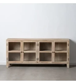 Zona-Design Stolik TV Witryna Iron Craft II160 cm drewno mango