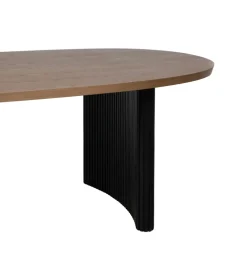 Zona-Design Stół ORLEANS 220 cm naturalny, czarny