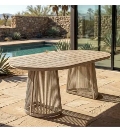 Zona-Design Stół OROTENA 180 cm naturalny biały