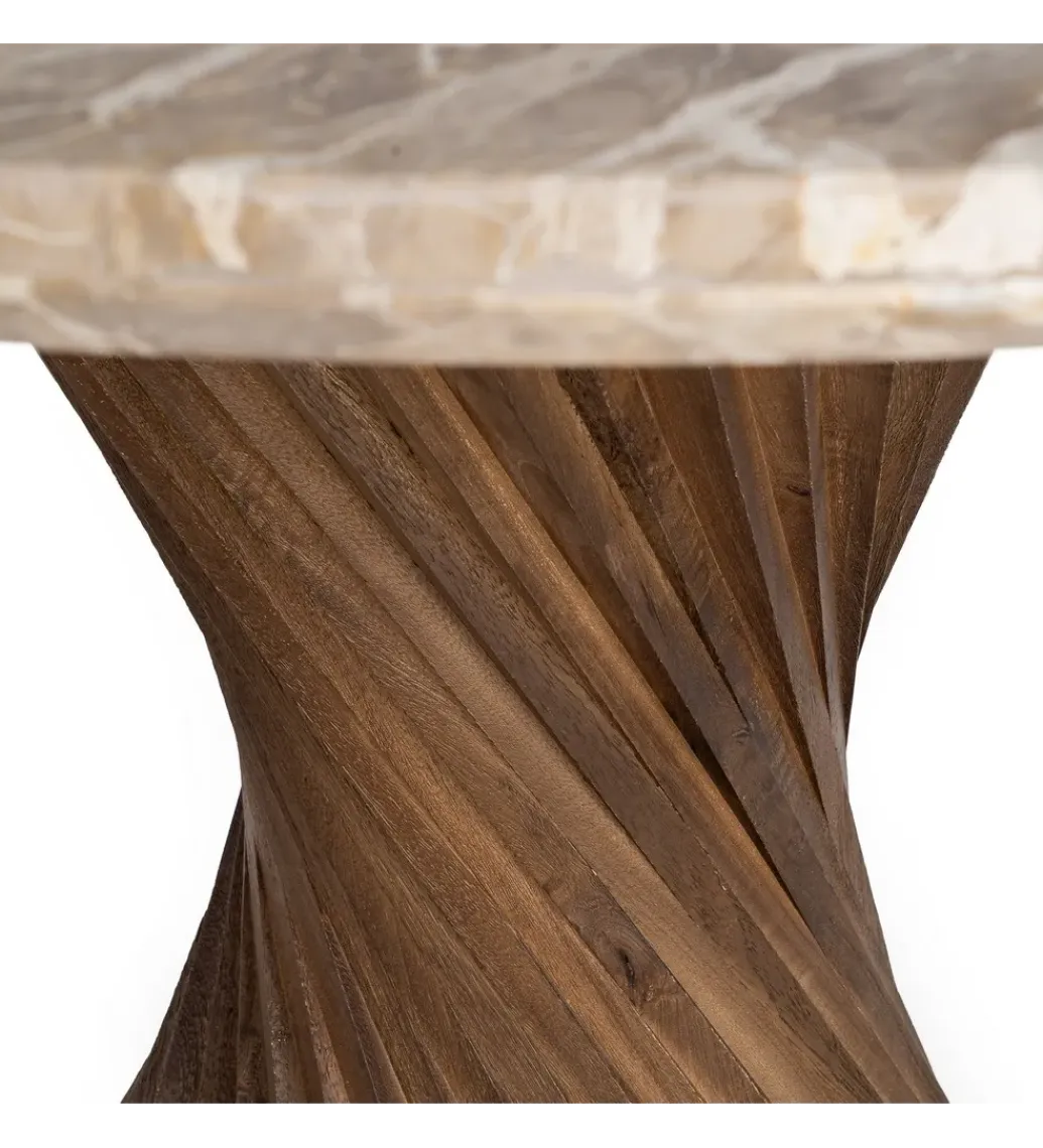 Zona-Design Stół OSEDIEL 120 cm drewno mango