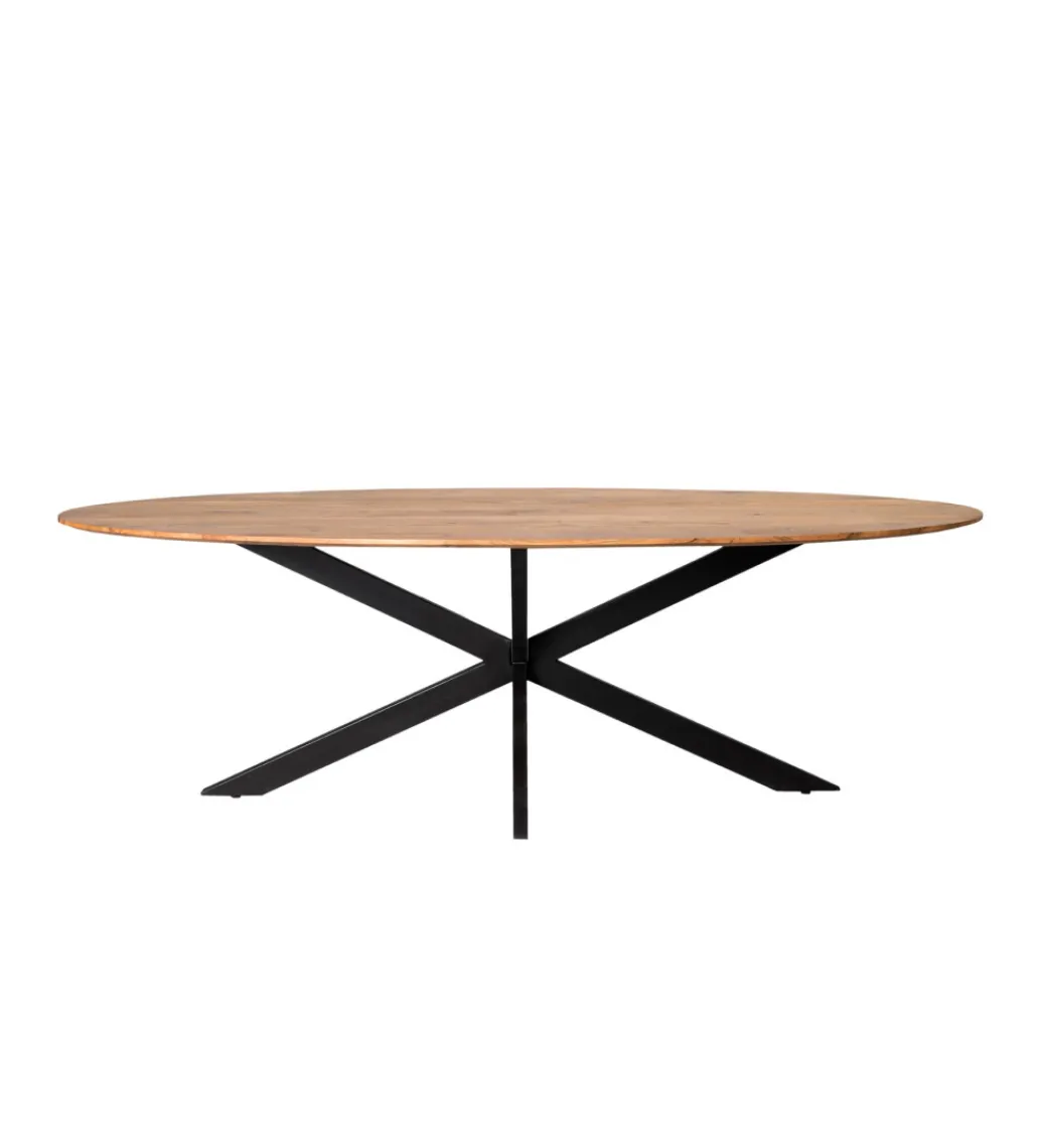 LF-Design Stół owalny ACASIA 240 cm drewno akacja