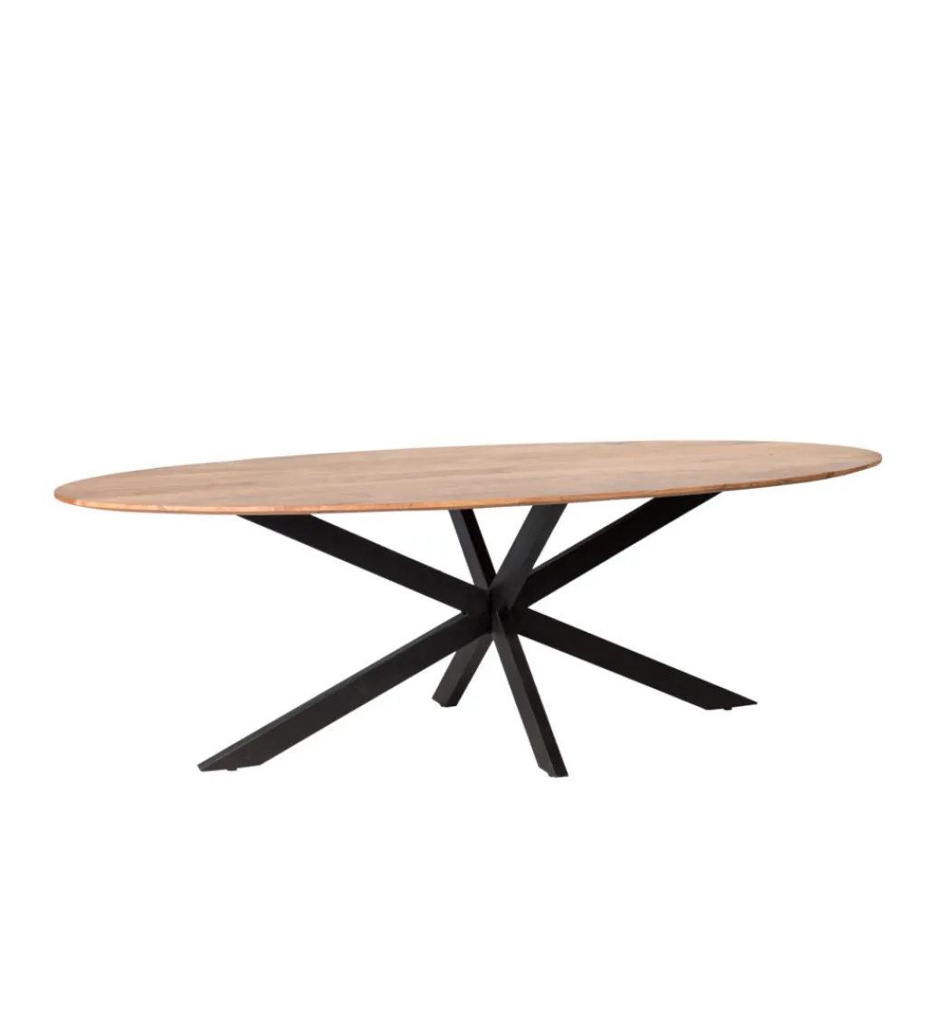 LF-Design Stół owalny ACASIA 240 cm drewno akacja