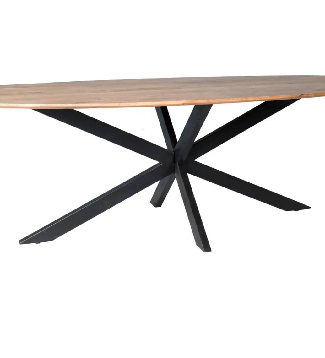 LF-Design Stół owalny ACASIA 240 cm drewno akacja