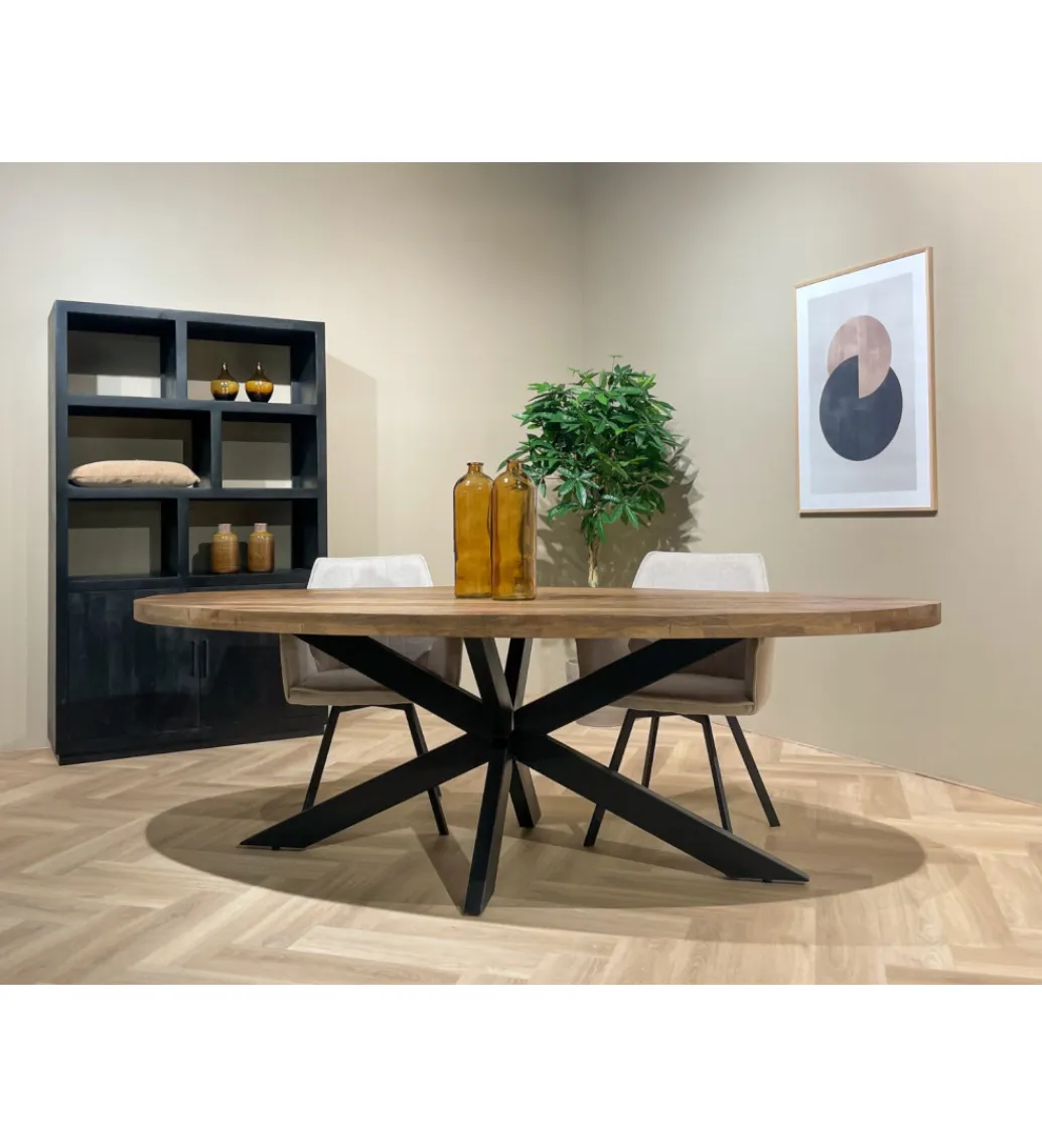 LF-Design Stół owalny OVAL 240 cm drewno mango